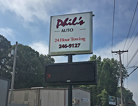 Phils Automotive - Signage